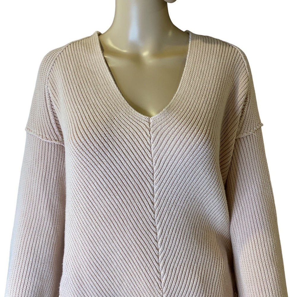 Free People La Brea V-Neck Sweater size S - Picture 3 of 5